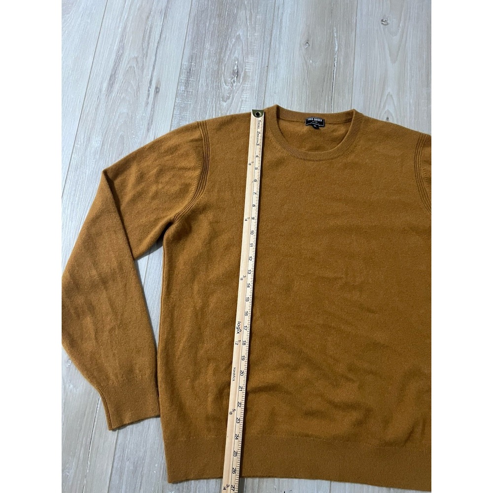 Todd Snyder Men's Sweater Crewneck 100% Cashmere Old Gold Xl View 3
